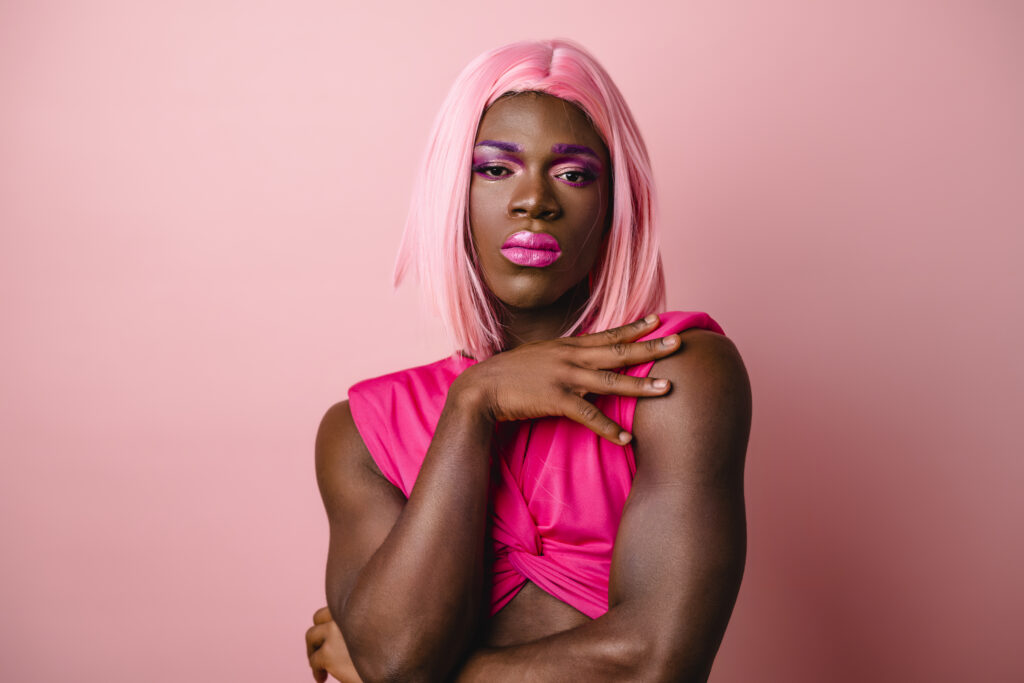 portrait of an african transgender person posing o 2023 11 27 05 32 30 utc mental health mental health,trans women